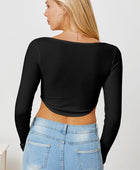 Ribbed Long Sleeve T-Shirt - Body By J'ne