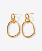 18K Gold-Plated Dangle Earrings - Body By J'ne