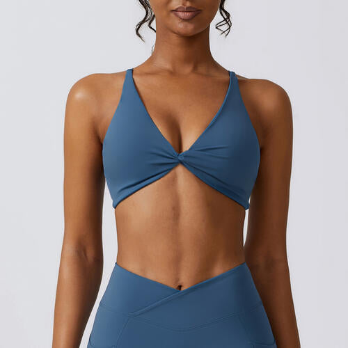 Spaghetti Strap Sport Bra - Body By J'ne