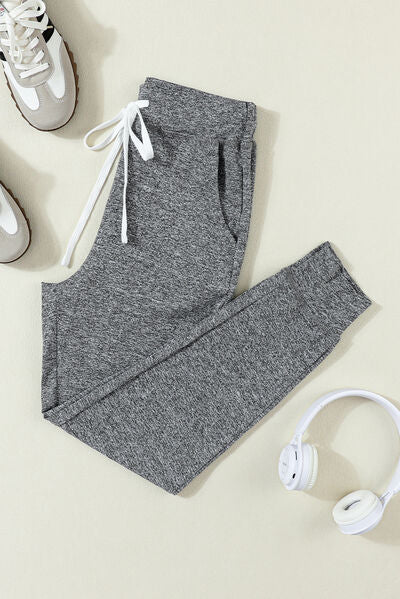 Drawstring Joggers with Pockets - Body By J'ne