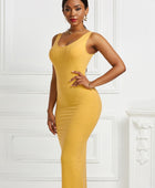 Scoop Neck Wide Strap Maxi Dress - Body By J'ne