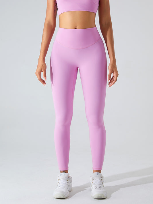 High Waist Wide Waistband Active Leggings - Body By J'ne