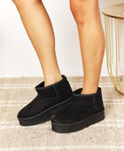 Legend Women's Fleece Lined Chunky Platform Mini Boots - Body By J'ne