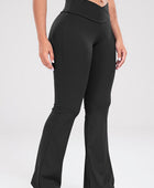 Wide Waistband Bootcut Active Pants - Body By J'ne