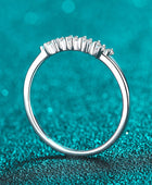 Eye-Catching 925 Sterling Silver Moissanite Ring - Body By J'ne