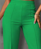 High Waist Straight Pants - Body By J'ne