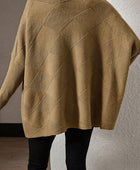 V-Neck Batwing Sleeve Pullover Sweater - Body By J'ne