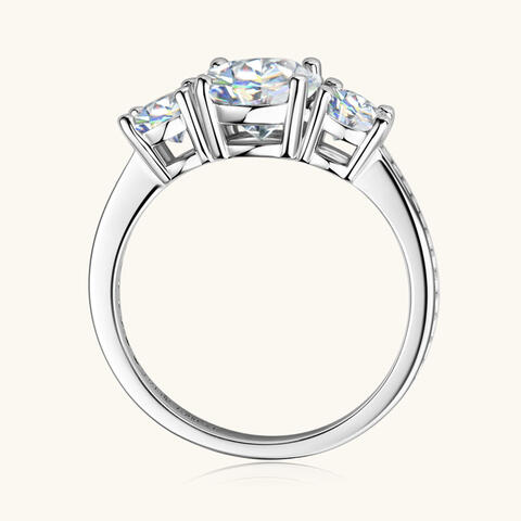 3 Carat Moissanite 925 Sterling Silver Ring - Body By J'ne