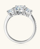 3 Carat Moissanite 925 Sterling Silver Ring - Body By J'ne