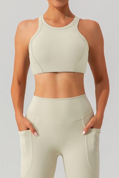 Round Neck Racerback Active Tank - Body By J'ne