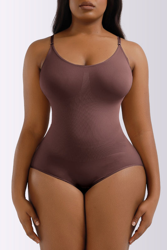 Full Size Spaghetti Strap Shaping Bodysuit - Body By J'ne