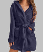 Tie Waist Hooded Robe - Body By J'ne