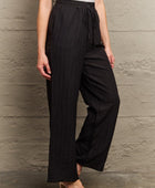 Tie Waist Long Pants - Body By J'ne