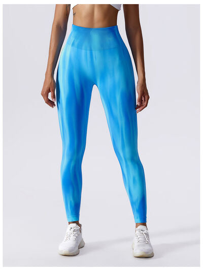 Tie-Dye High Waist Active Pants - Body By J'ne