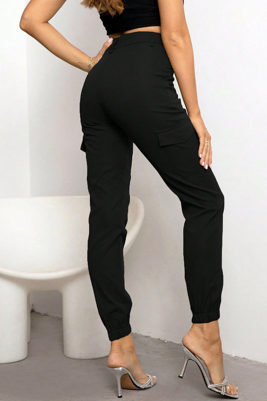 Button Fly Cargo Pants - Body By J'ne