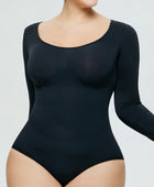 Full Size Long Sleeve Shaping Bodysuit - Body By J'ne