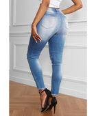 Faded Mid High Rise Jeans - Body By J'ne