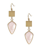 Fashion Marbling Stone Dangle Earring - Body By J'ne