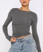 Round Neck Long-Sleeve Top - Body By J'ne