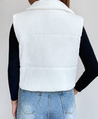 Zip-Up Collared Vest - Body By J'ne