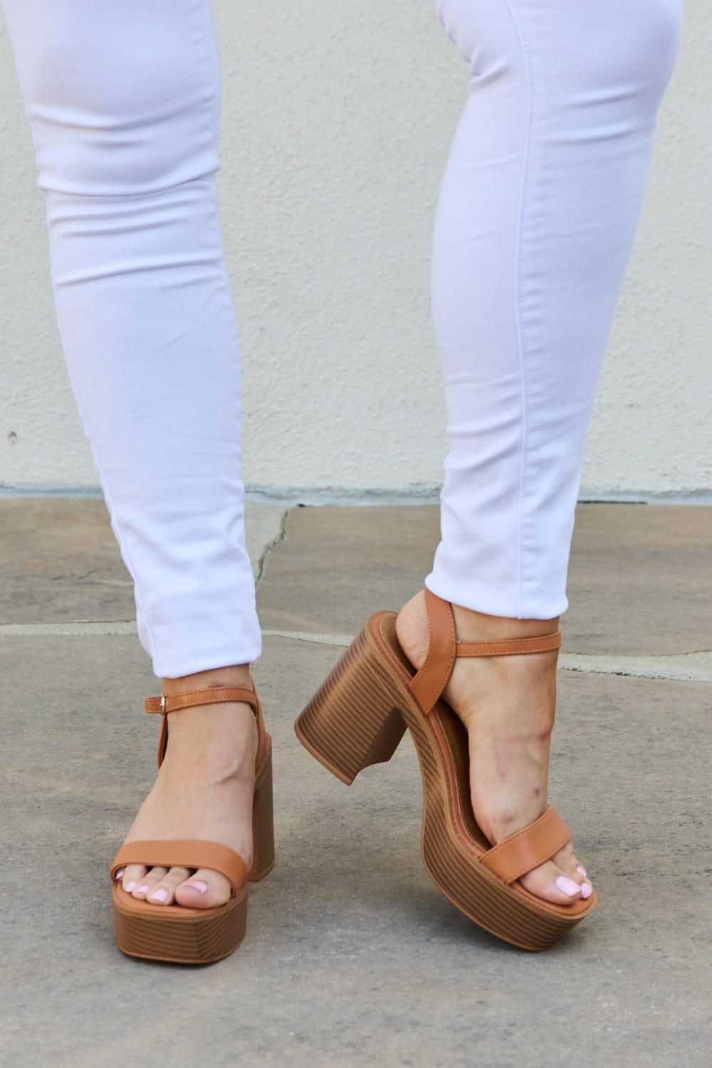 Feel It Platform Heel Sandals - Body By J'ne