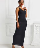 Scoop Neck Wide Strap Maxi Dress - Body By J'ne