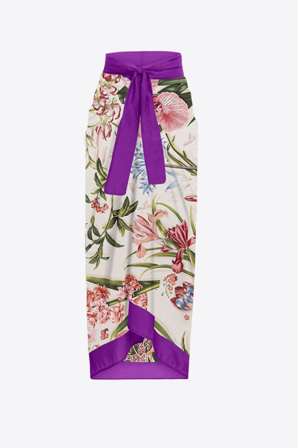 Floral Tie Shoulder Two-Piece Swim Set - Body By J'ne