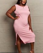 For The Night Fitted Sleeveless Midi Dress - Body By J'ne