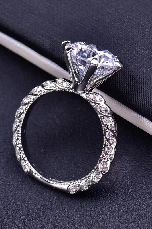 Forever Love Side Stone Moissanite Ring - Body By J'ne