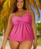Full Size Adjustable Strap Tankini Set - Body By J'ne
