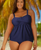 Full Size Adjustable Strap Tankini Set - Body By J'ne