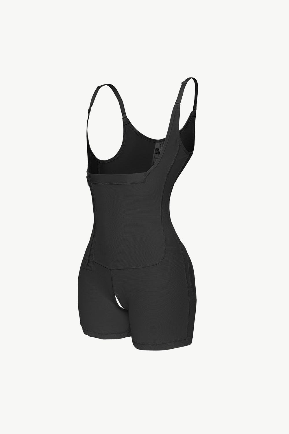 Full Size Side Zipper Under-Bust Shaping Bodysuit - Body By J'ne