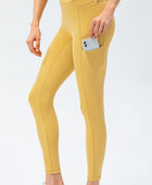 Full Size Slim Fit High Waist Long Sports Pants with Pockets - Body By J'ne