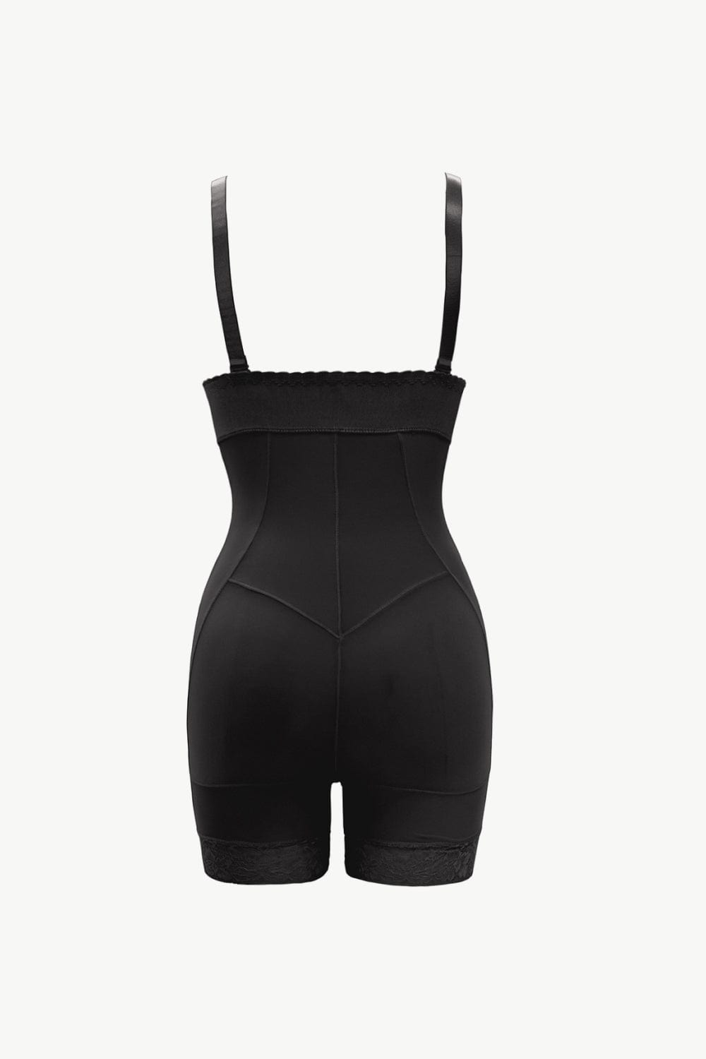 Full Size Zip Up Under-Bust Shaping Bodysuit - Body By J'ne