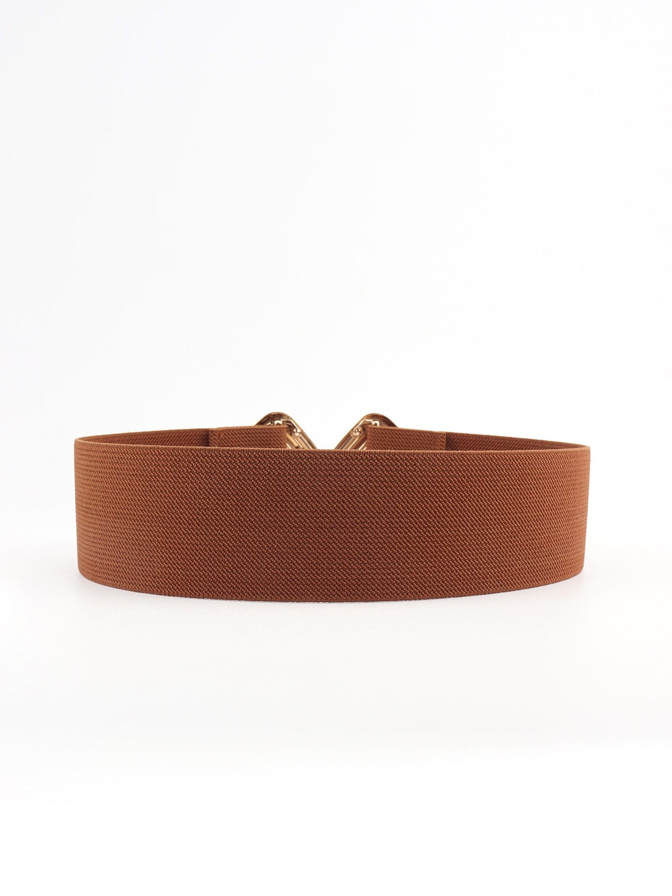 Geometric Buckle Elastic Wide Belt - Body By J'ne