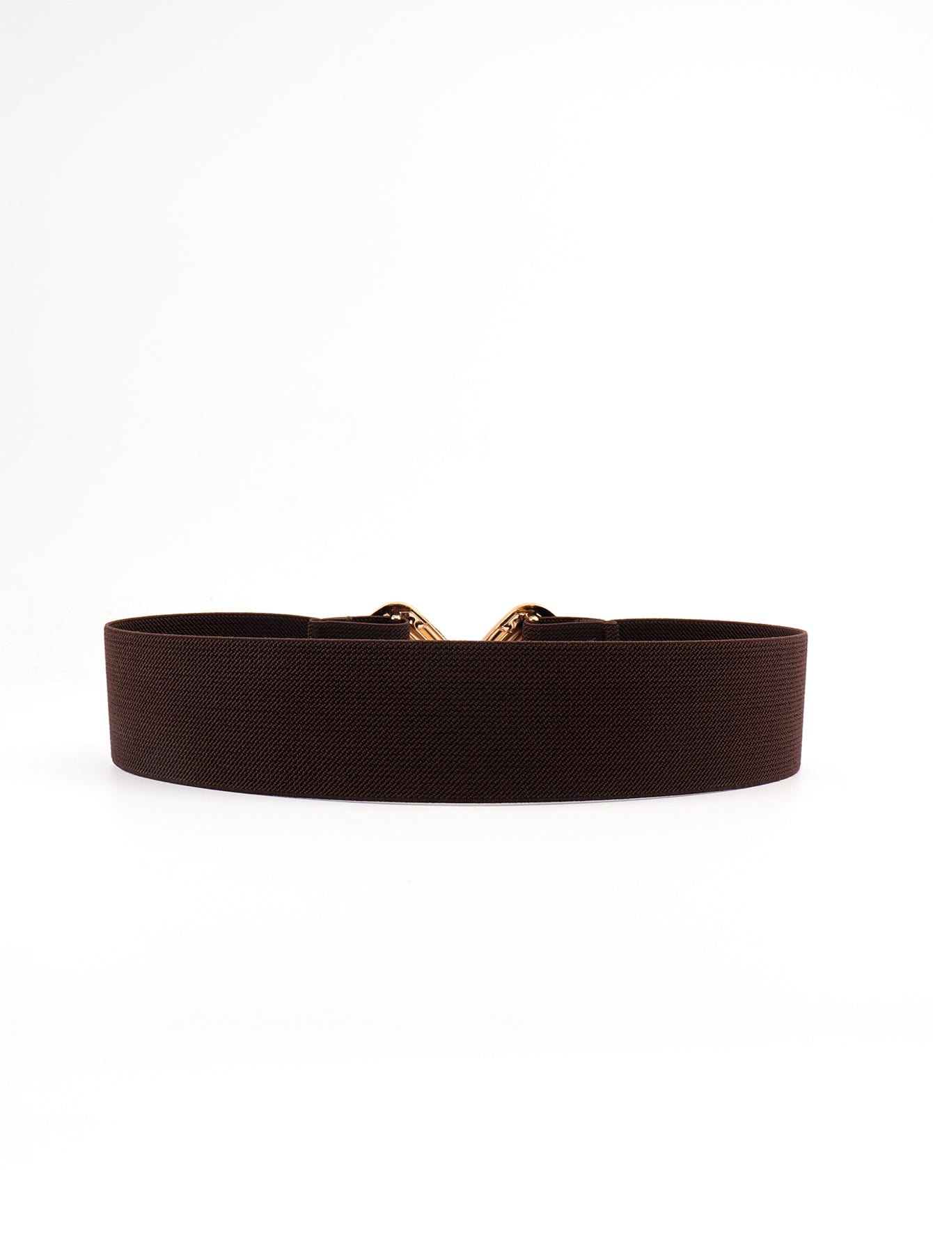 Geometric Buckle Elastic Wide Belt - Body By J'ne