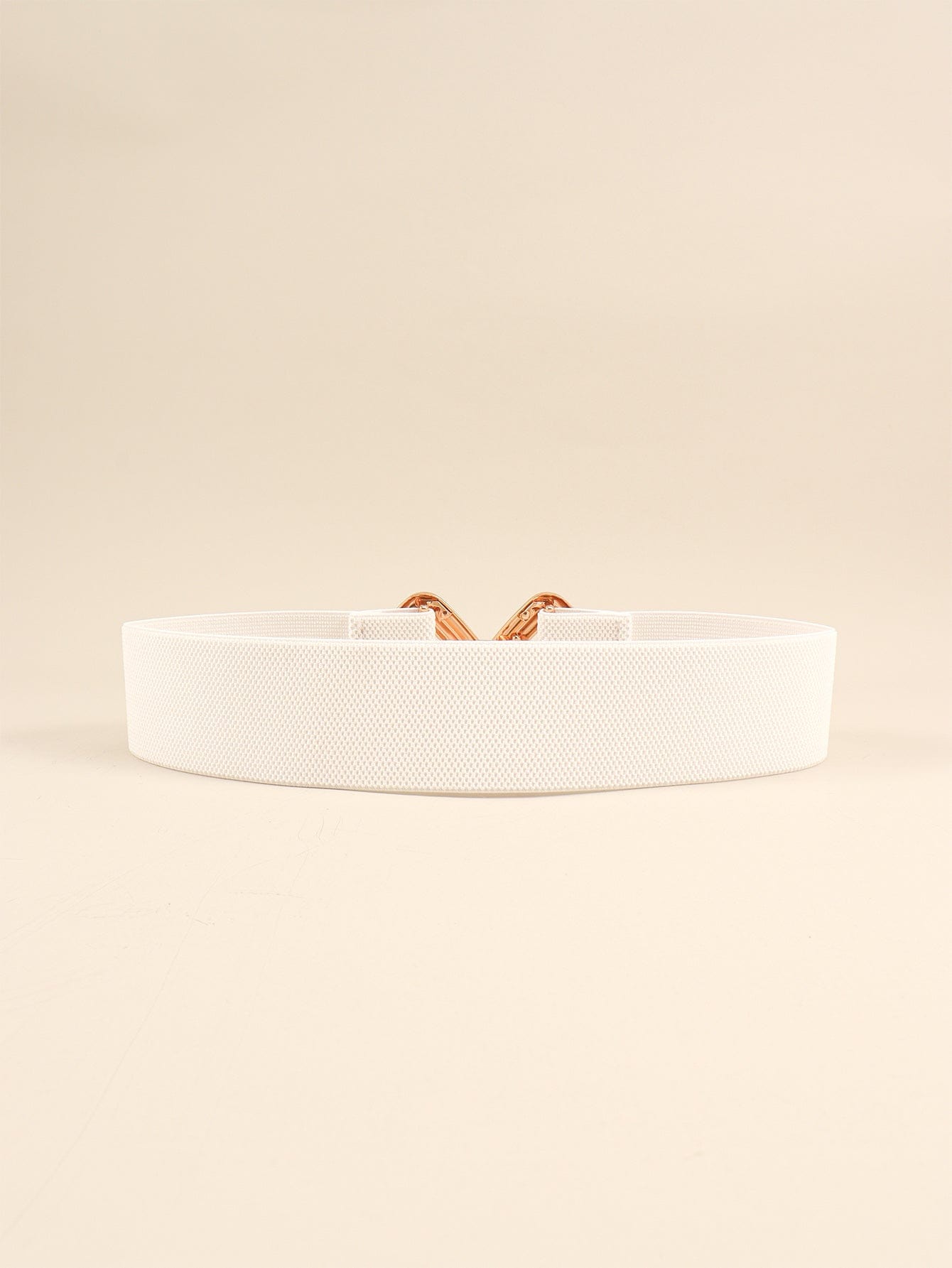 Geometric Buckle Elastic Wide Belt - Body By J'ne