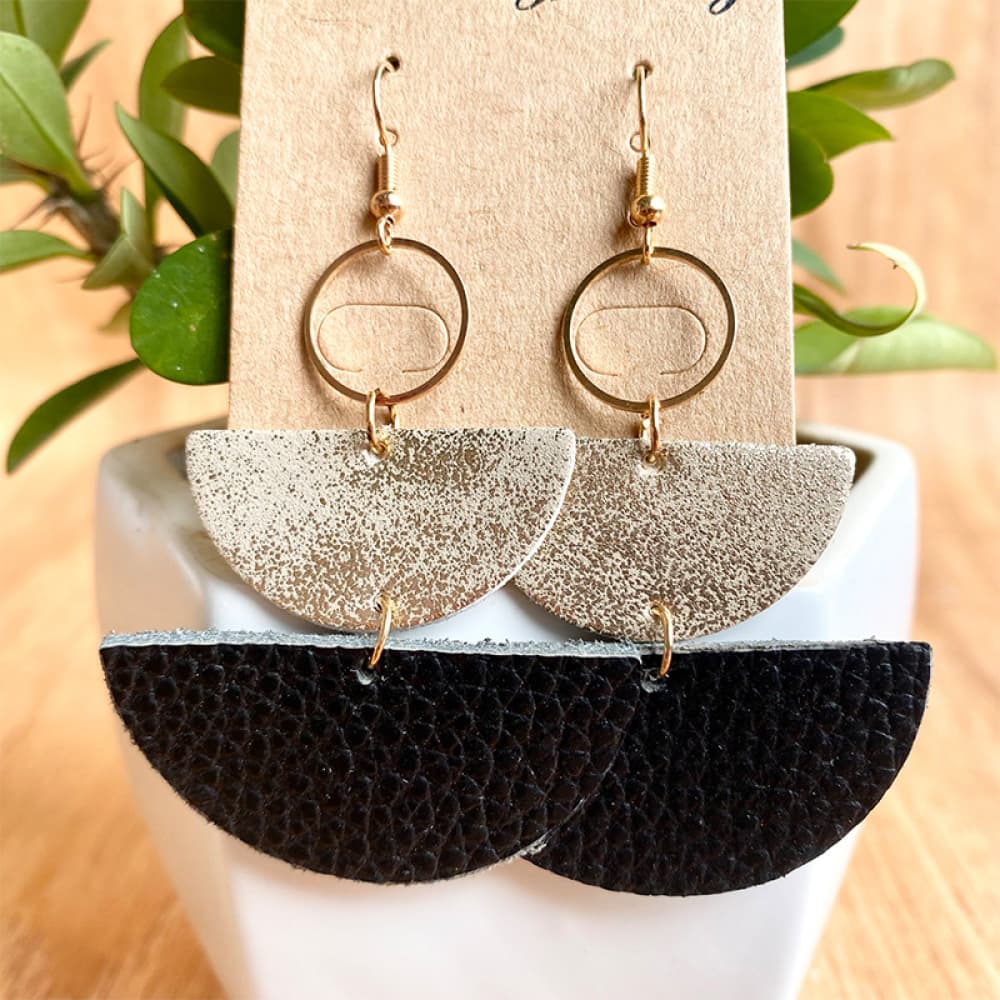 Geometrical Shape Dangle Earrings - Body By J'ne