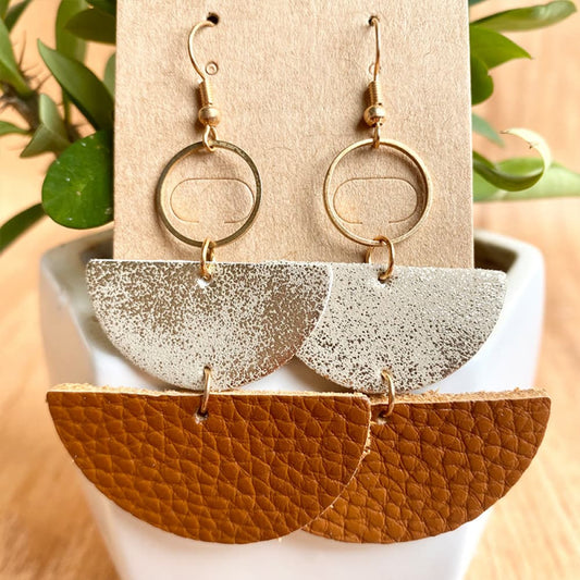 Geometrical Shape Dangle Earrings - Body By J'ne