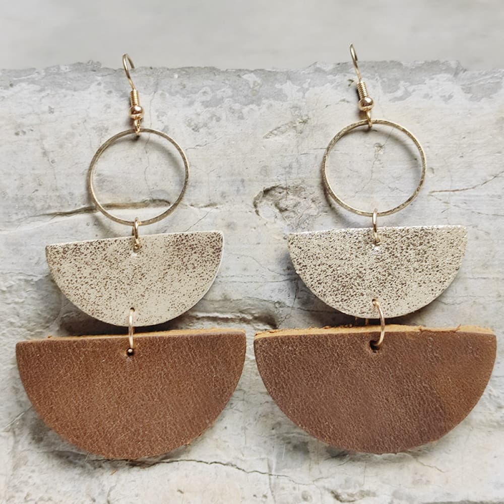 Geometrical Shape Dangle Earrings - Body By J'ne