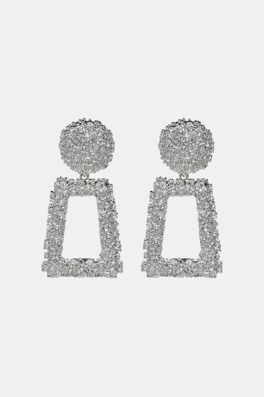 Geometrical Shape Zinc Alloy Dangle Earrings - Body By J'ne