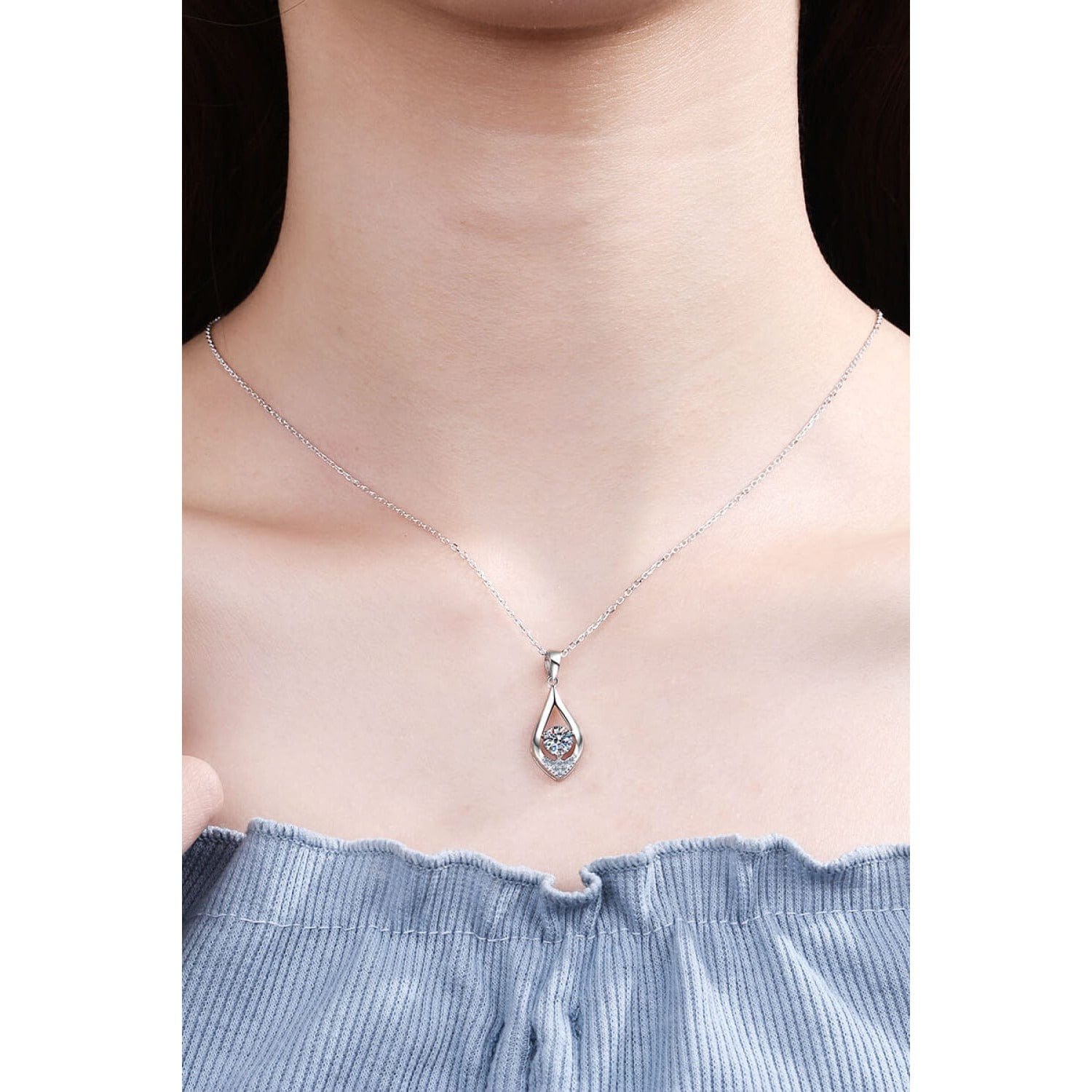 Glamorous Always Moissanite Pendant Necklace - Body By J'ne