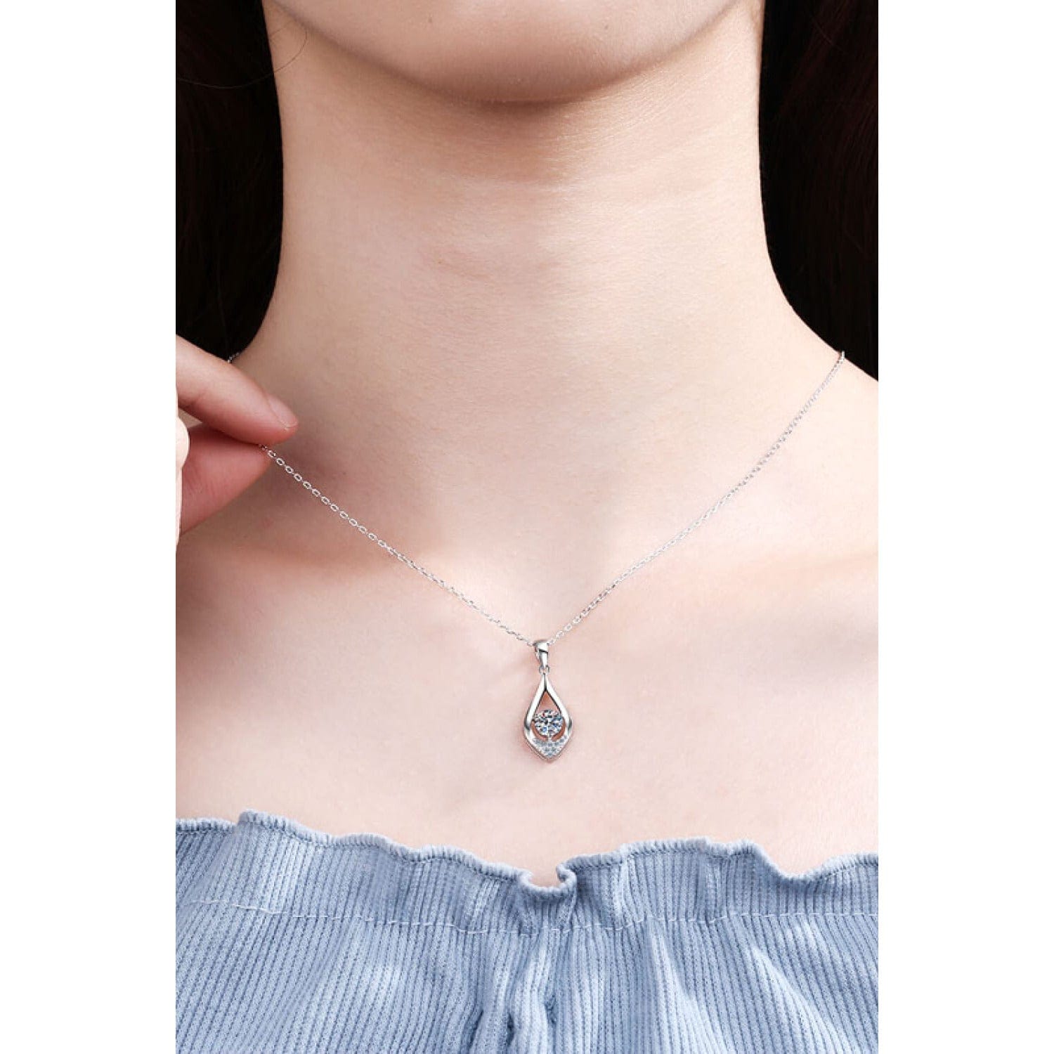 Glamorous Always Moissanite Pendant Necklace - Body By J'ne