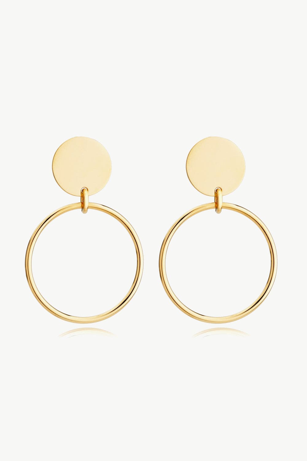 Gold-Plated Stainless Steel Drop Earrings - Body By J'ne