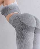 Gradient High Waist Sports Leggings - Body By J'ne