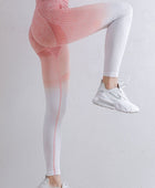 Gradient High Waist Sports Leggings - Body By J'ne