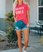 HAPPY GIRLS Short Sleeve Tee Shirt - Body By J'ne