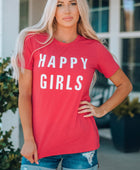 HAPPY GIRLS Short Sleeve Tee Shirt - Body By J'ne