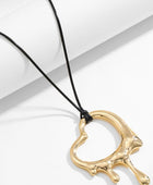 Heart Pendant Cord Necklace - Body By J'ne
