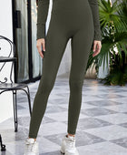 High Waist Cropped Yoga Leggings - Body By J'ne